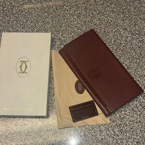 Vintage Cartier Leather Clutch
